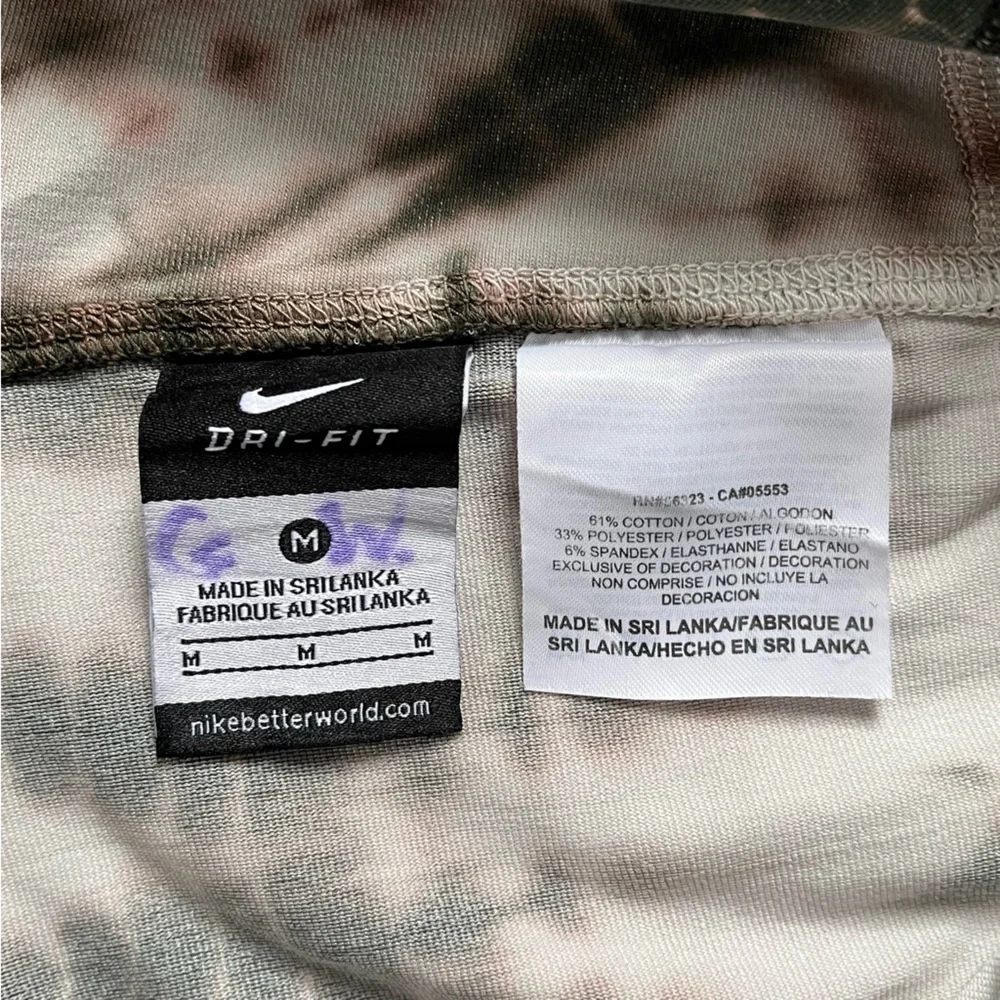 Nike Dri-Fit Tie Dye Camo Athletic Leggings Medium